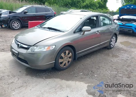 2007 Honda Civic Lx из США, поврежденный, VIN 1HGFA16577L089477
